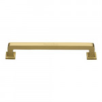 M Marcus Heritage Brass Square Vintage Design Cabinet Pull 203mm Centre to Centre